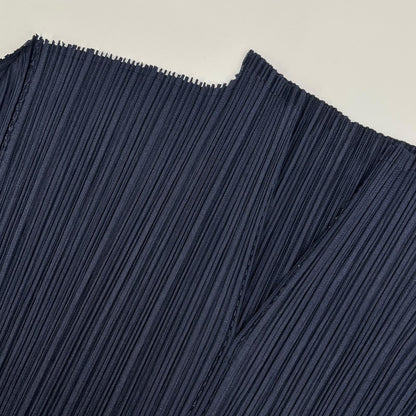 PLEATS PLEASE プリーツプリーズ PP33-JK202 ダークネイビー Vネックモックネック変形長袖カットソー トップス