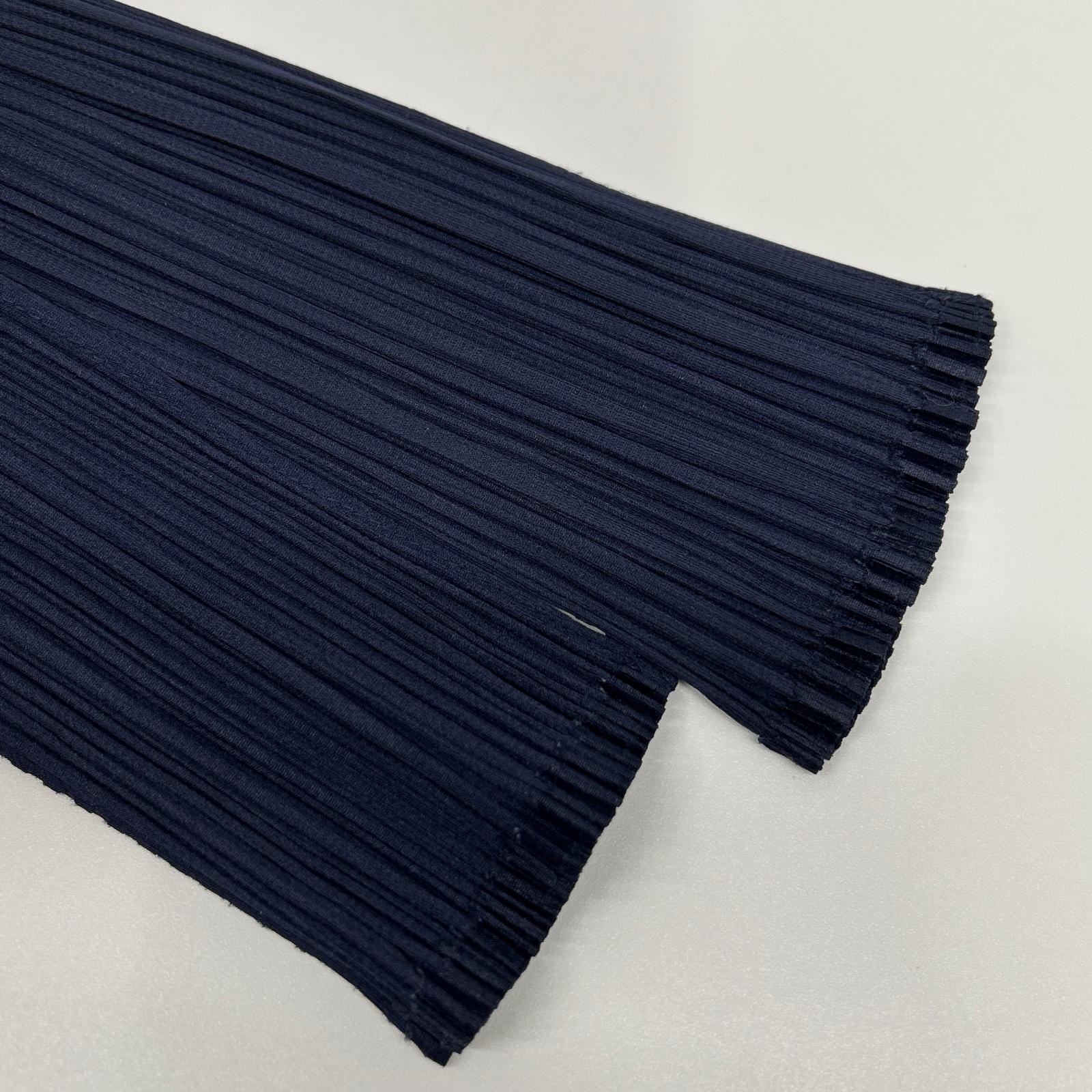 PLEATS PLEASE プリーツプリーズ PP33-JK202 ダークネイビー Vネックモックネック変形長袖カットソー トップス