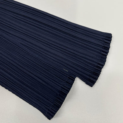 PLEATS PLEASE プリーツプリーズ PP33-JK202 ダークネイビー Vネックモックネック変形長袖カットソー トップス