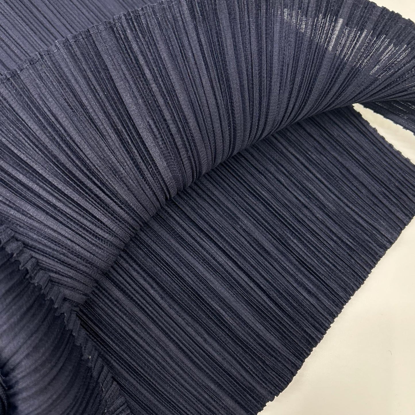 PLEATS PLEASE プリーツプリーズ PP33-JG205 ダークネイビー ミニフリンジロングスカート スカート