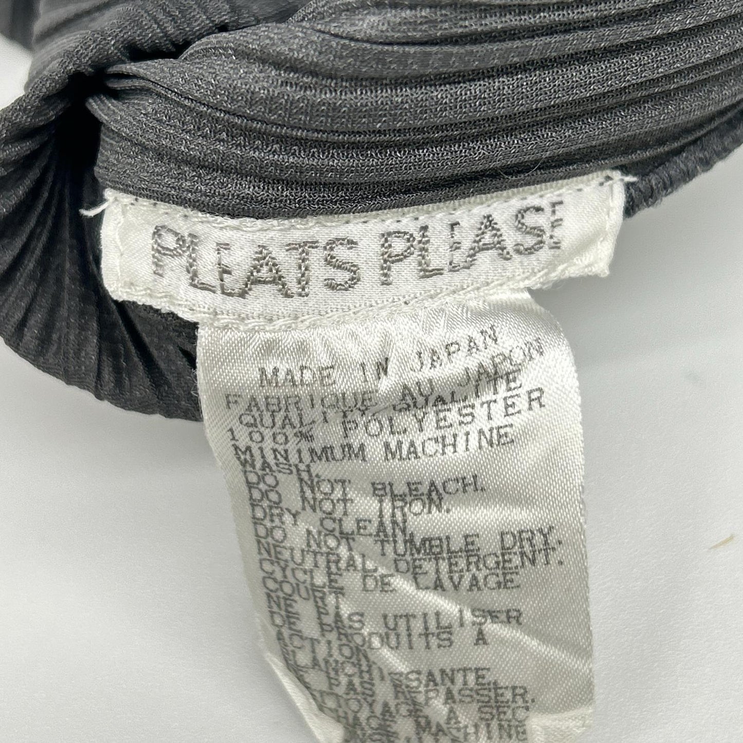 PLEATS PLEASE プリーツプリーズ PP04-JK606 グレー 襟付き変形長袖カットソー トップス