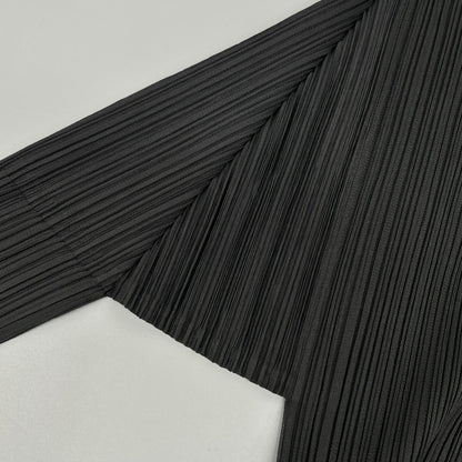 PLEATS PLEASE プリーツプリーズ PP04-JK606 グレー 襟付き変形長袖カットソー トップス