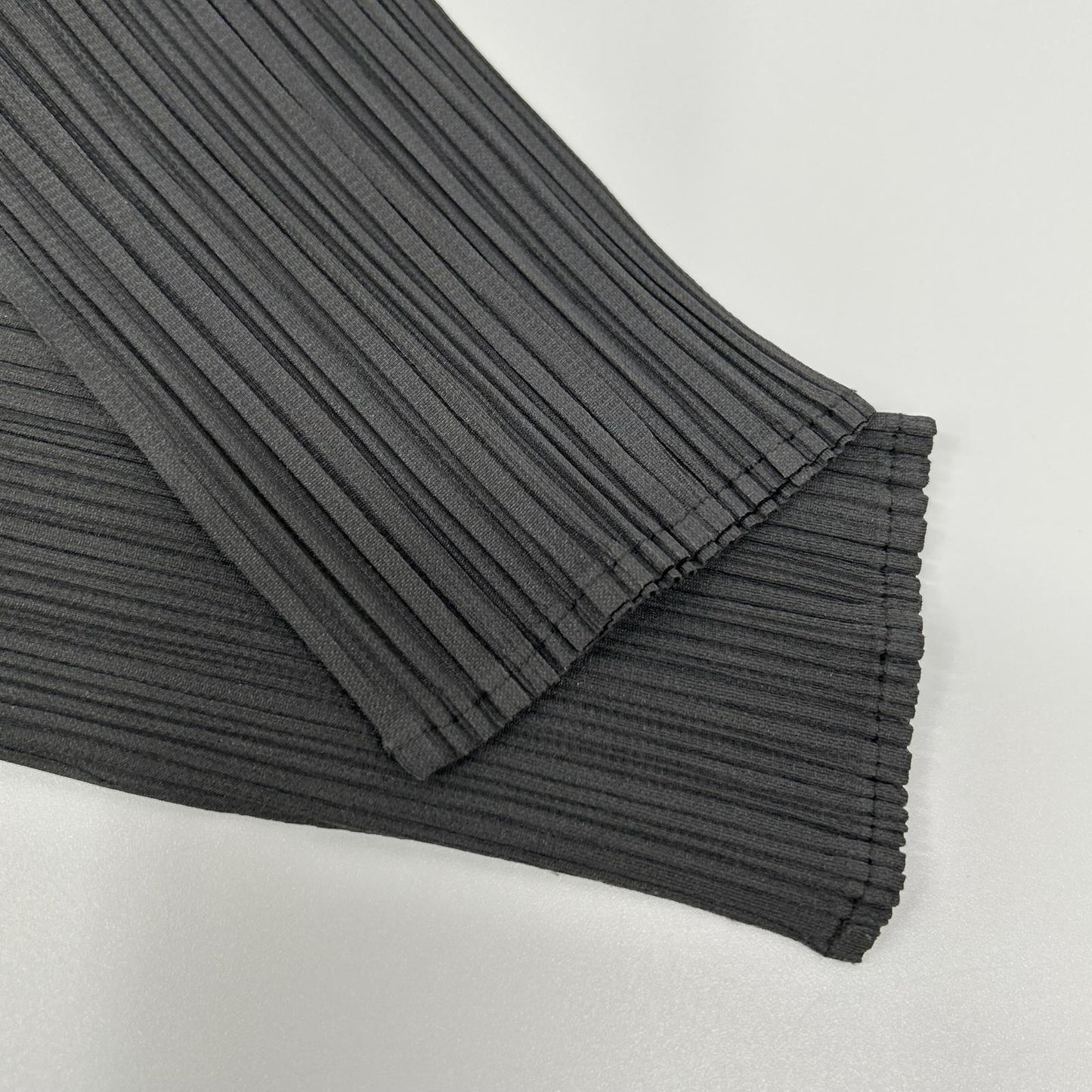 PLEATS PLEASE プリーツプリーズ PP04-JK606 グレー 襟付き変形長袖カットソー トップス