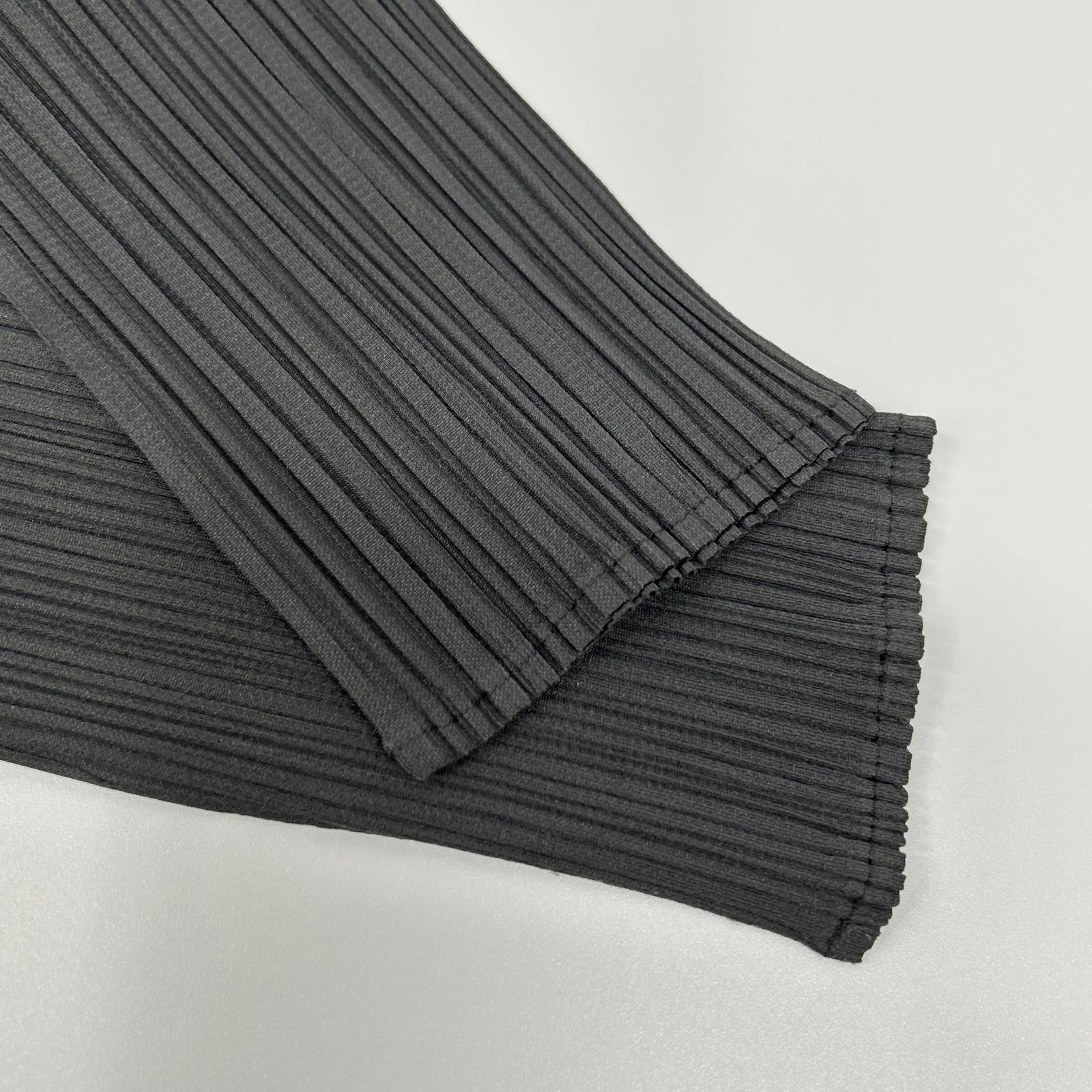 PLEATS PLEASE プリーツプリーズ PP04-JK606 グレー 襟付き変形長袖カットソー トップス
