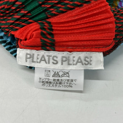 PLEATS PLEASE プリーツプリーズ 【美品】PP14-JJ369 プリーツ チェック 長袖ブラウス トップス
