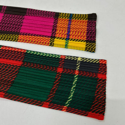 PLEATS PLEASE プリーツプリーズ 【美品】PP14-JJ369 プリーツ チェック 長袖ブラウス トップス