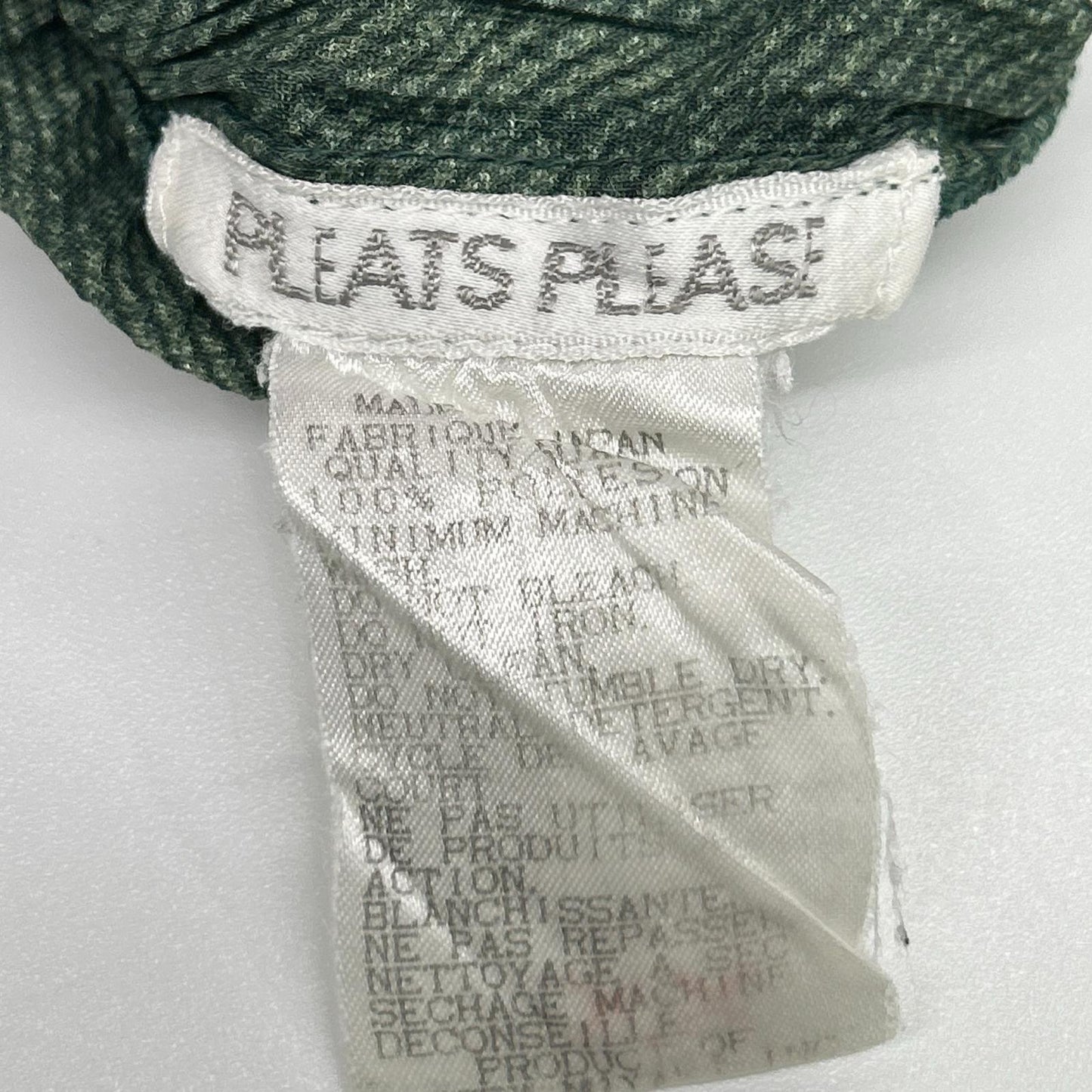 PLEATS PLEASE プリーツプリーズ PP73-JK204 グリーン ハイネック長袖カットソー トップス