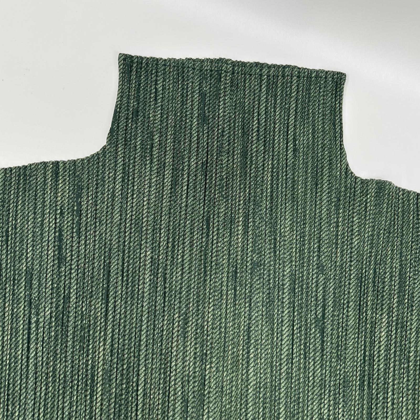 PLEATS PLEASE プリーツプリーズ PP73-JK204 グリーン ハイネック長袖カットソー トップス