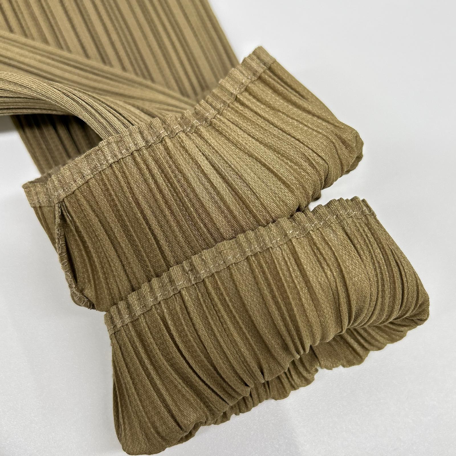 PLEATS PLEASE プリーツプリーズ PP61-JK302 ブラウン クルーネック長袖カットソー トップス
