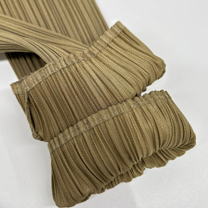PLEATS PLEASE プリーツプリーズ PP61-JK302 ブラウン クルーネック長袖カットソー トップス
