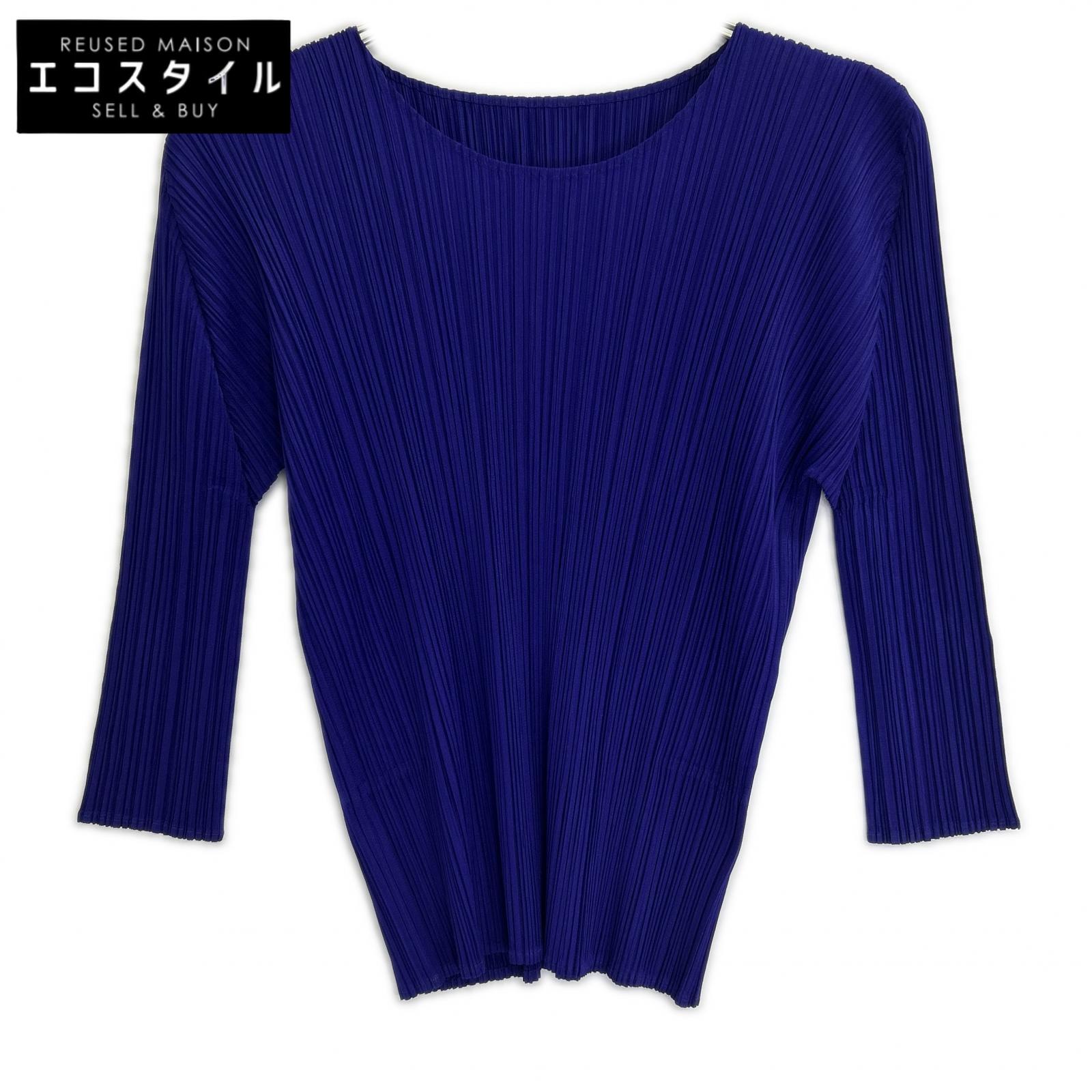 PLEATS PLEASE プリーツプリーズ 【美品】PP73-JK162 プリーツ 七分袖カットソー トップス