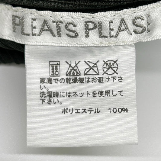 PLEATS PLEASE プリーツプリーズ PP33-JK149 チャコール 襟付きVネック半袖カットソー トップス
