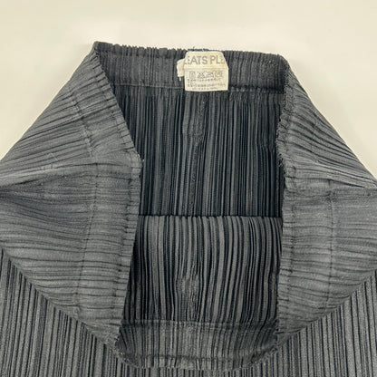 PLEATS PLEASE プリーツプリーズ PP41-JG424 ブラック バックスリットロングスカート スカート