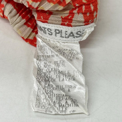PLEATS PLEASE プリーツプリーズ 【美品】PP82-JK533 幾何学模様 プリーツ 半袖カットソー トップス