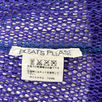 PLEATS PLEASE プリーツプリーズ 【美品】PP51-JK712 プリーツ メッシュ 半袖カットソー トップス