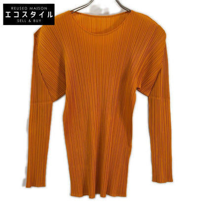 PLEATS PLEASE プリーツプリーズ PP61-JK202 オレンジ 長袖カットソー トップス