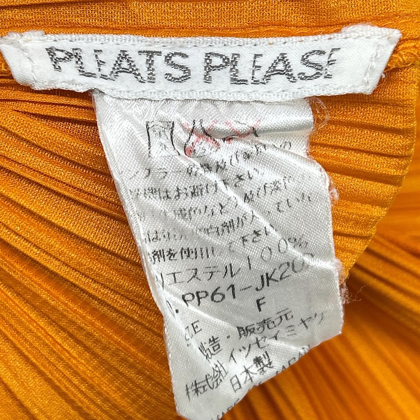 PLEATS PLEASE プリーツプリーズ PP61-JK202 オレンジ 長袖カットソー トップス