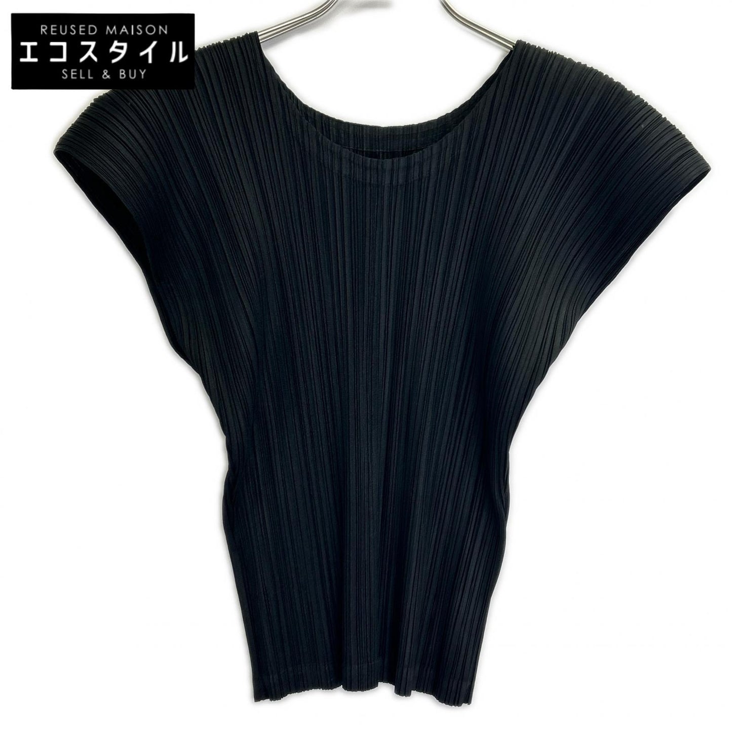 PLEATS PLEASE プリーツプリーズ 【美品】PP23-JK145 プリーツ フレンチスリーブ カットソー トップス