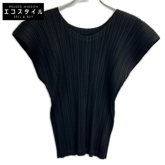 PLEATS PLEASE プリーツプリーズ 【美品】PP23-JK145 プリーツ フレンチスリーブ カットソー トップス
