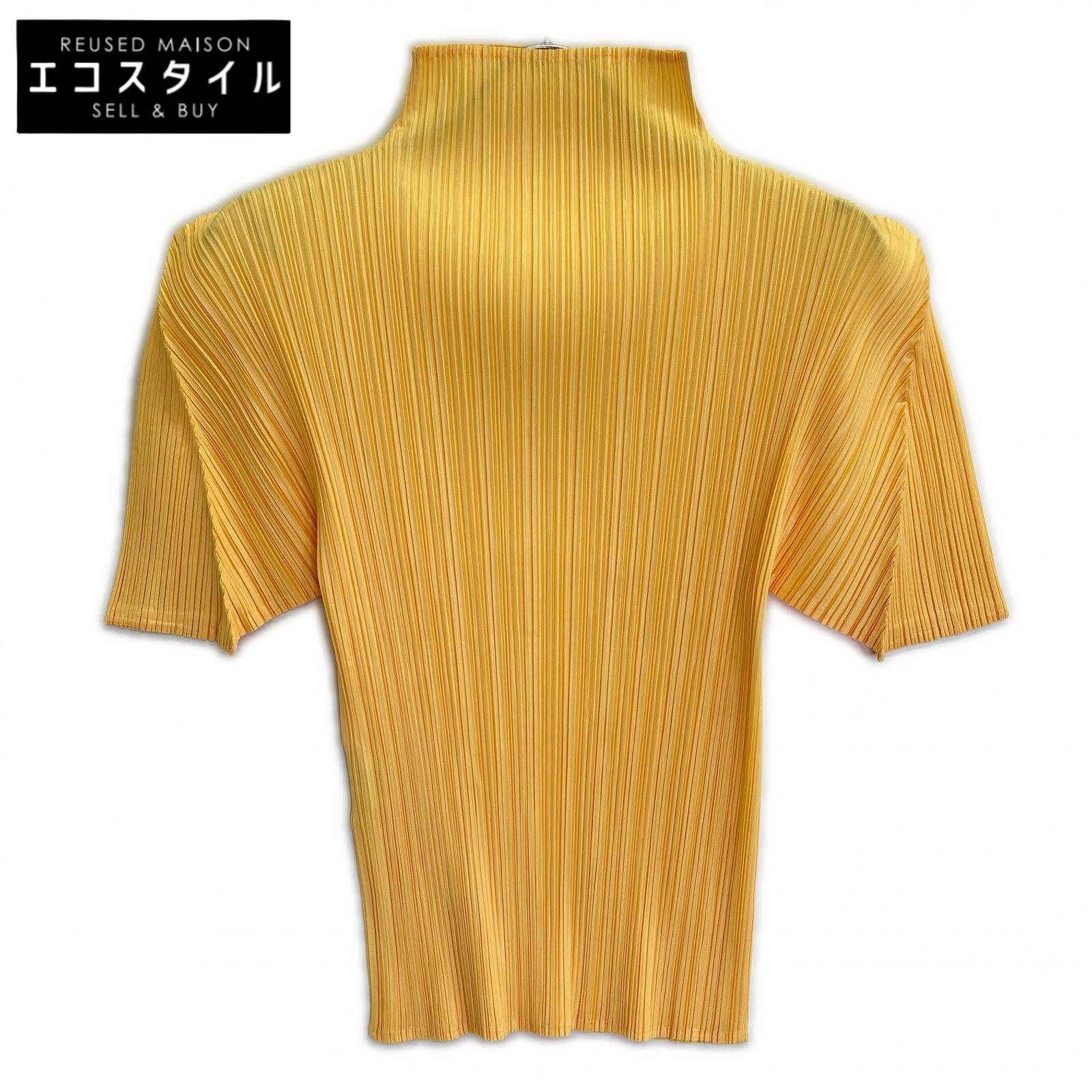 PLEATS PLEASE プリーツプリーズ 【美品】PP12-JK408 プリーツ ボトルネック 半袖カットソー トップス