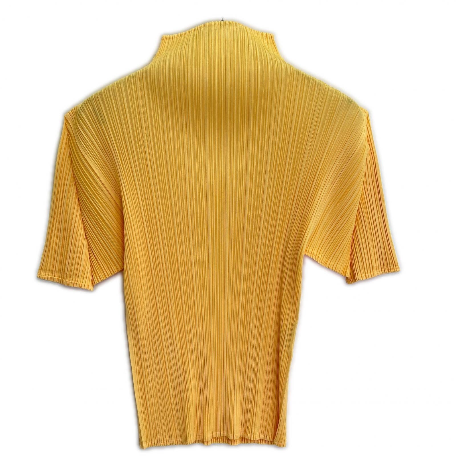PLEATS PLEASE プリーツプリーズ 【美品】PP12-JK408 プリーツ ボトルネック 半袖カットソー トップス