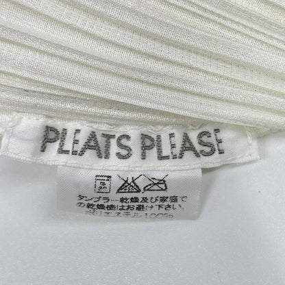 【SALE】 PLEATS PLEASE プリーツプリーズ PP01-JJ602 ホワイト 半袖シャツブラウス トップス