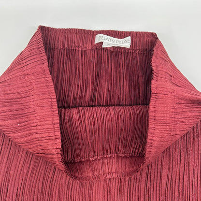 PLEATS PLEASE プリーツプリーズ PP63-JG675 レッド ロングスカート スカート