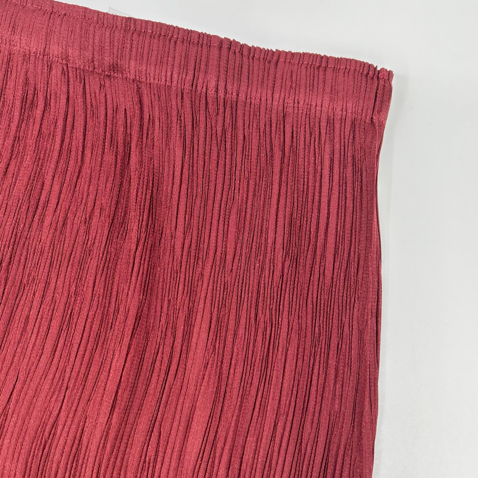 PLEATS PLEASE プリーツプリーズ PP63-JG675 レッド ロングスカート スカート