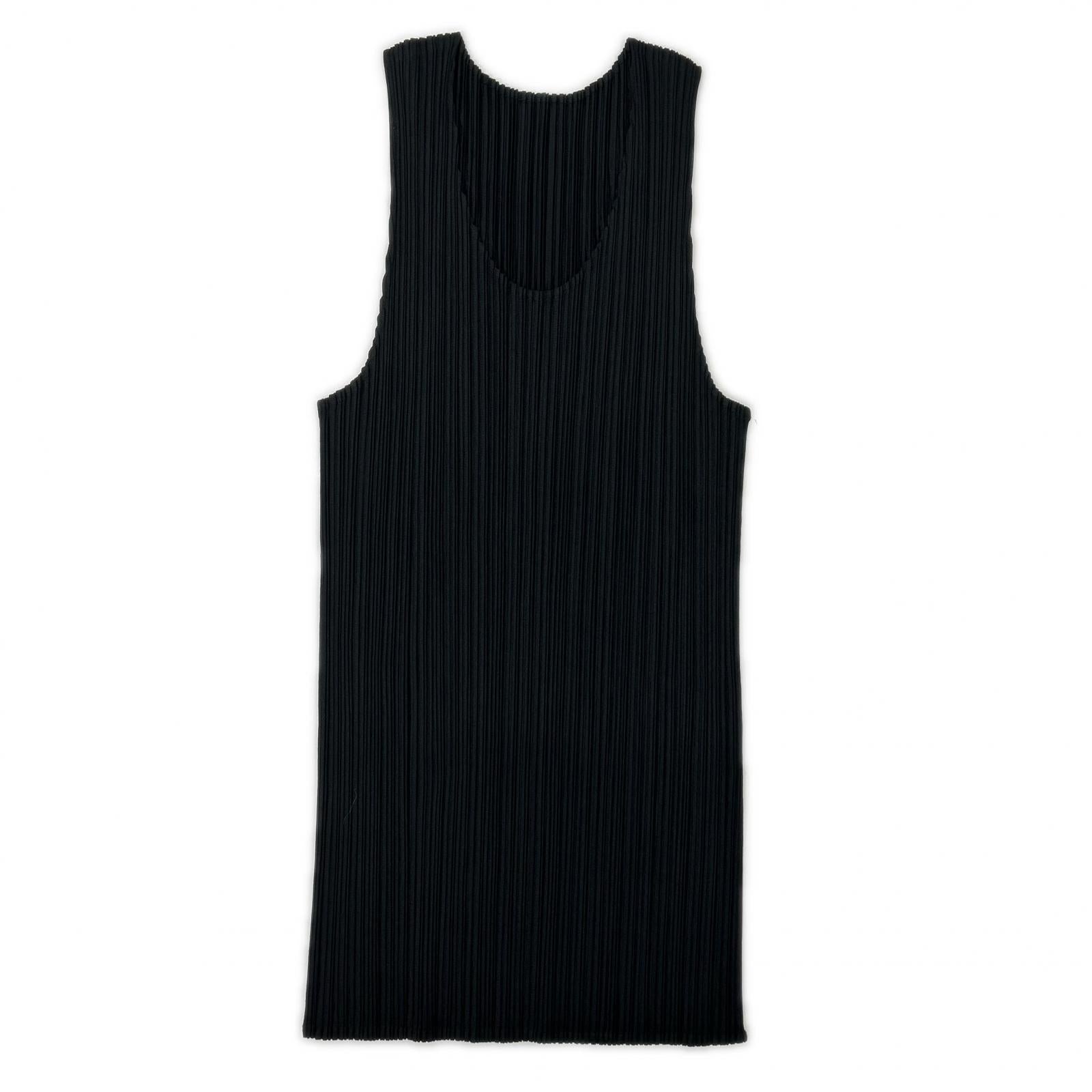 PLEATS PLEASE プリーツプリーズ PP05-JK001 ブラック ノースリーブトップス トップス