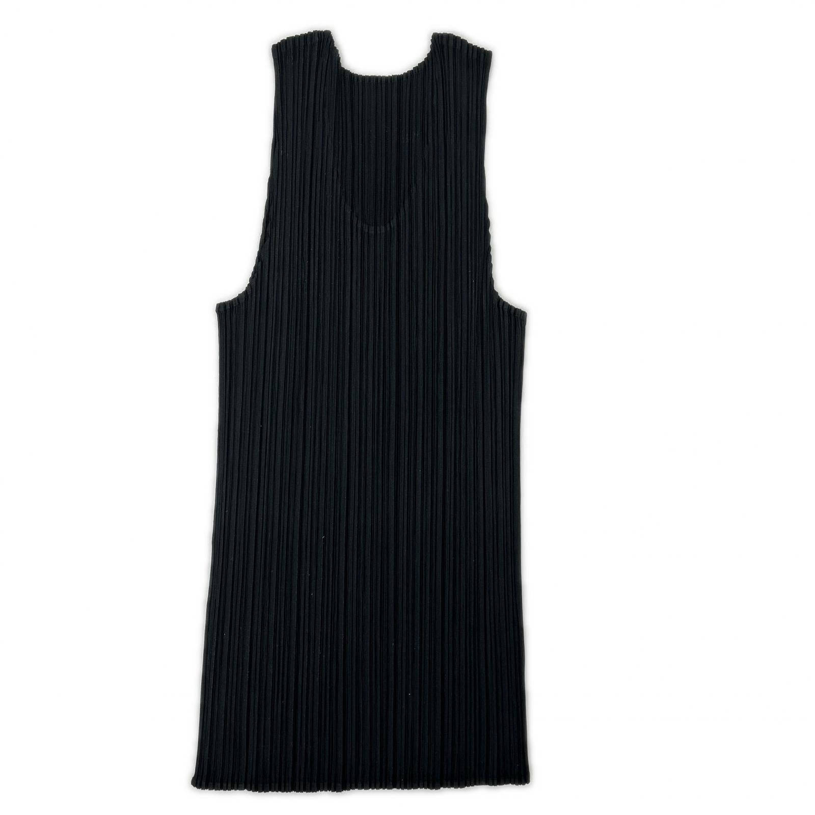 PLEATS PLEASE プリーツプリーズ PP05-JK001 ブラック ノースリーブトップス トップス