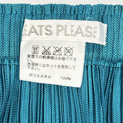 PLEATS PLEASE プリーツプリーズ PP93-JG953 ターコイズブルー ロングスカート スカート