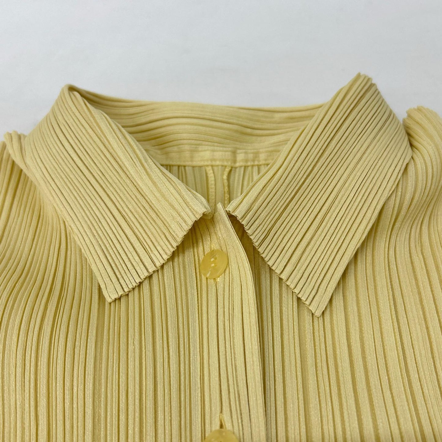 PLEATS PLEASE PP03-JJ104 pleated short-sleeve blouse, top