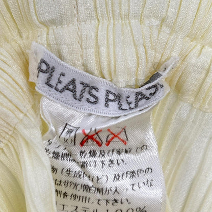 PLEATS PLEASE プリーツプリーズ PP04-JF643 ホワイト イージーパンツ ボトムス