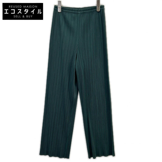 PLEATS PLEASE プリーツプリーズ PP72-JF643 グリーン イージーパンツ ボトムス