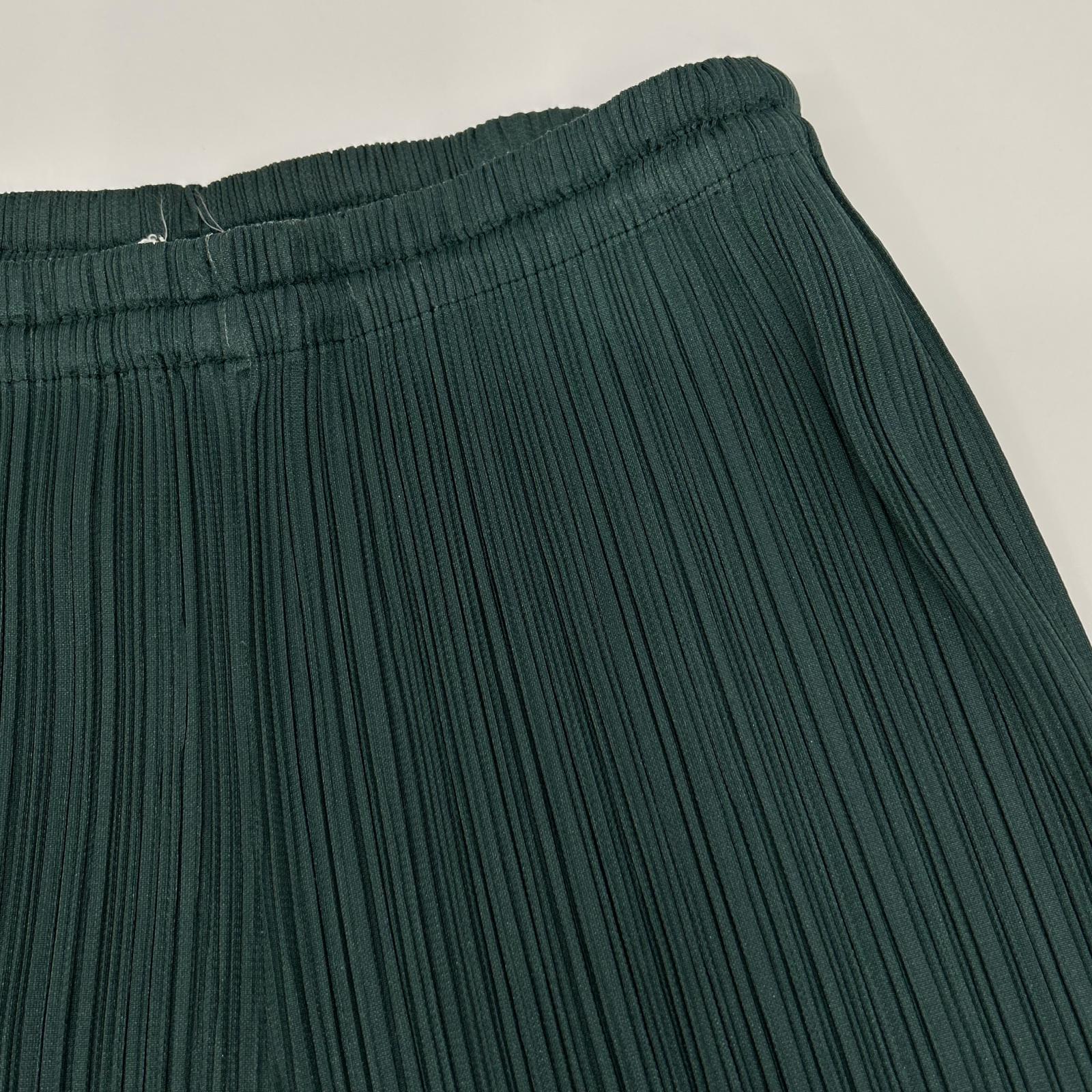 PLEATS PLEASE プリーツプリーズ PP72-JF643 グリーン イージーパンツ ボトムス