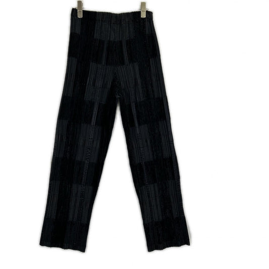 ISSEY MIYAKE イッセイミヤケ IM14FF908 ブラック コーデュロイラインデザインパンツ ボトムス