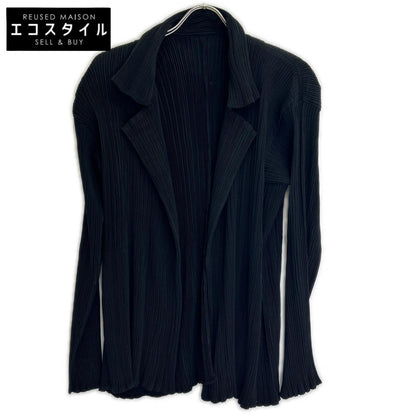 ISSEY MIYAKE イッセイミヤケ 【美品】IM63-FD907 プリーツ ボタンレス ジャケット ジャケット
