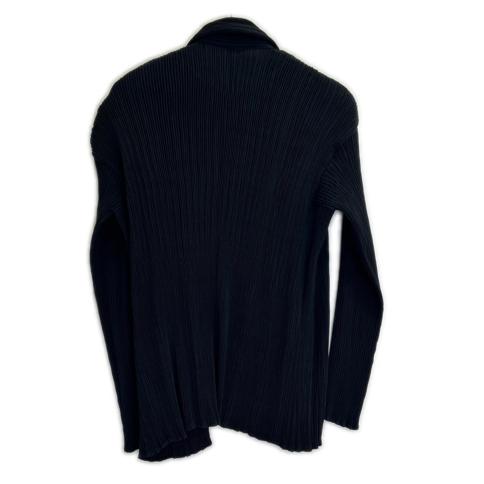 ISSEY MIYAKE イッセイミヤケ 【美品】IM63-FD907 プリーツ ボタンレス ジャケット ジャケット