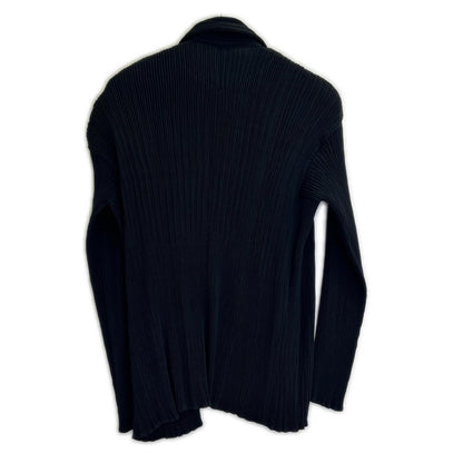 ISSEY MIYAKE イッセイミヤケ 【美品】IM63-FD907 プリーツ ボタンレス ジャケット ジャケット