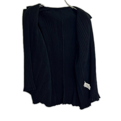 ISSEY MIYAKE イッセイミヤケ 【美品】IM63-FD907 プリーツ ボタンレス ジャケット ジャケット