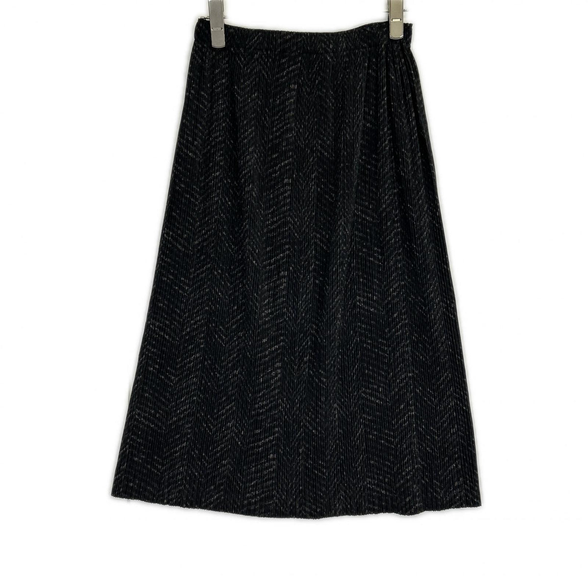 ISSEY MIYAKE イッセイミヤケ IM03FG714 ブラック ヘリンボーンミディアムスカート スカート