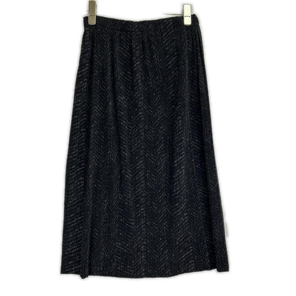 ISSEY MIYAKE イッセイミヤケ IM03FG714 ブラック ヘリンボーンミディアムスカート スカート