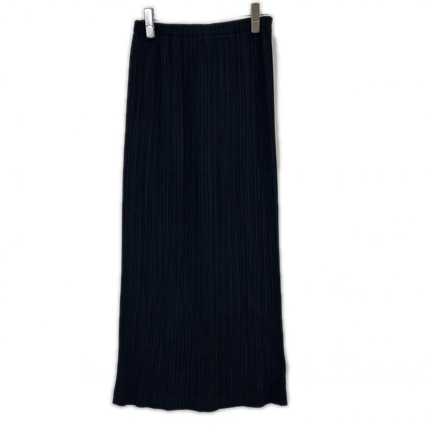 ISSEY MIYAKE イッセイミヤケ IM61-FG709 ブラック ロングスカート スカート