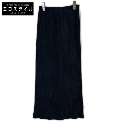 ISSEY MIYAKE イッセイミヤケ IM61-FG709 ブラック ロングスカート スカート