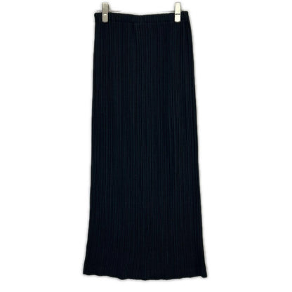 ISSEY MIYAKE イッセイミヤケ IM61-FG709 ブラック ロングスカート スカート