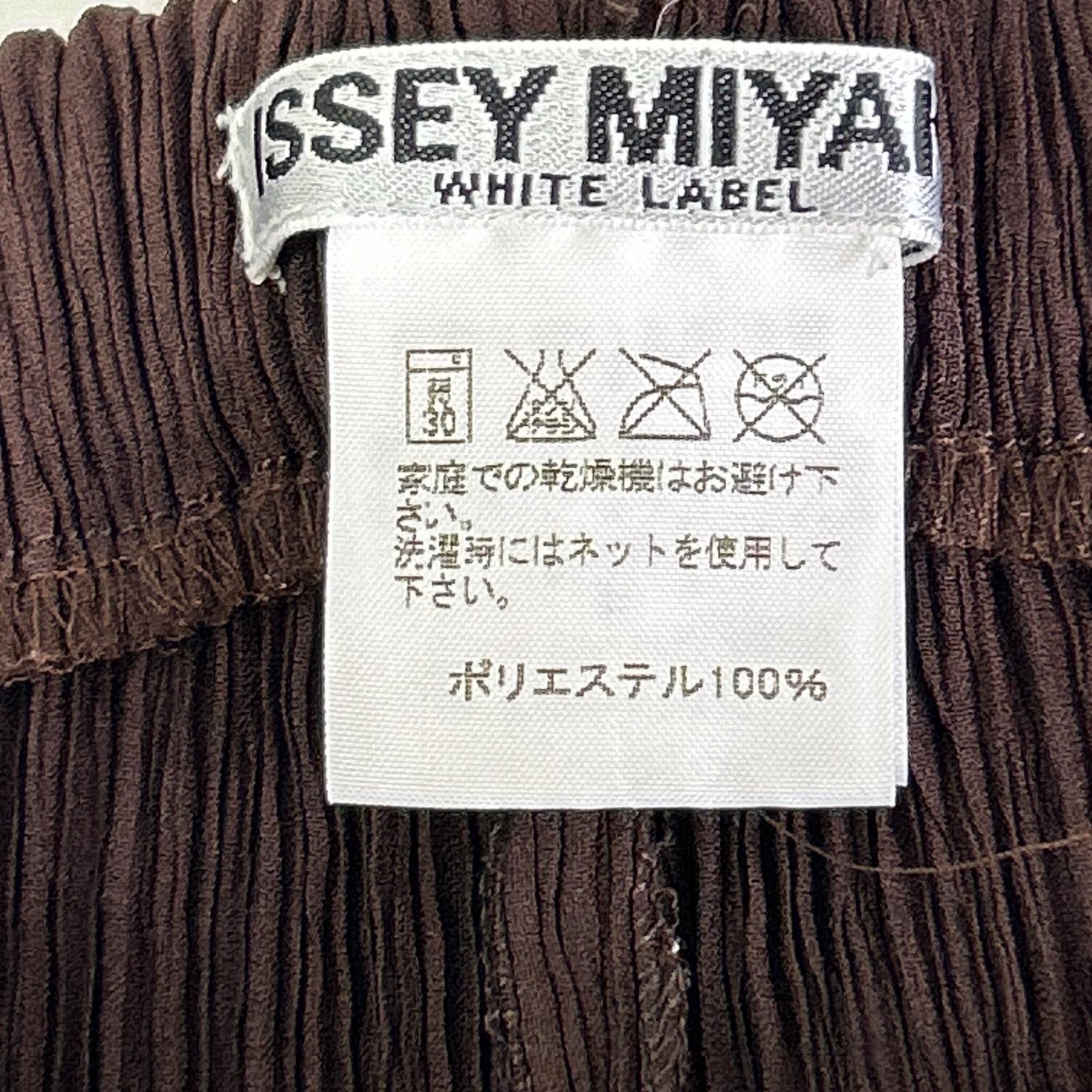 ISSEY MIYAKE イッセイミヤケ IM24FF911 ブラウン プリーツイージーパンツ ボトムス