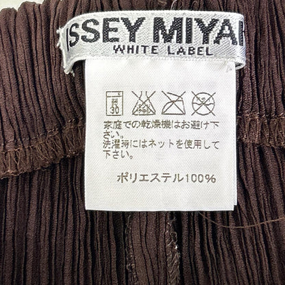 ISSEY MIYAKE イッセイミヤケ IM24FF911 ブラウン プリーツイージーパンツ ボトムス