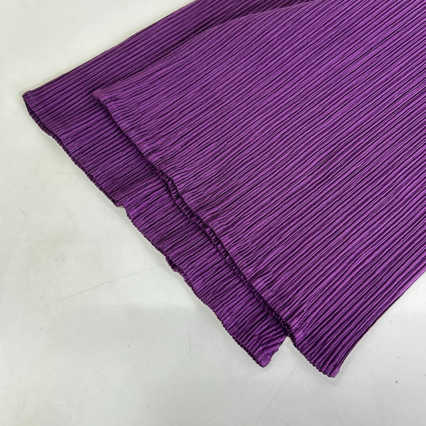 ISSEY MIYAKE イッセイミヤケ IM94-FF905 パープル プリーツイージーパンツ ボトムス