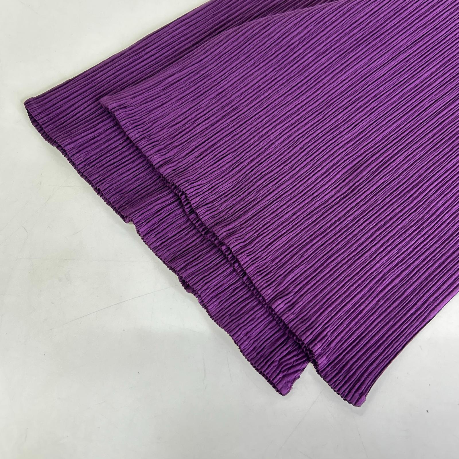 ISSEY MIYAKE イッセイミヤケ IM94-FF905 パープル プリーツイージーパンツ ボトムス