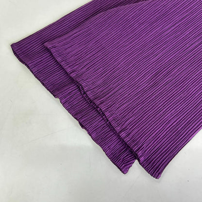 ISSEY MIYAKE イッセイミヤケ IM94-FF905 パープル プリーツイージーパンツ ボトムス
